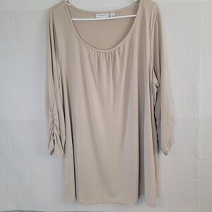 Susan Graver Beige Blouse